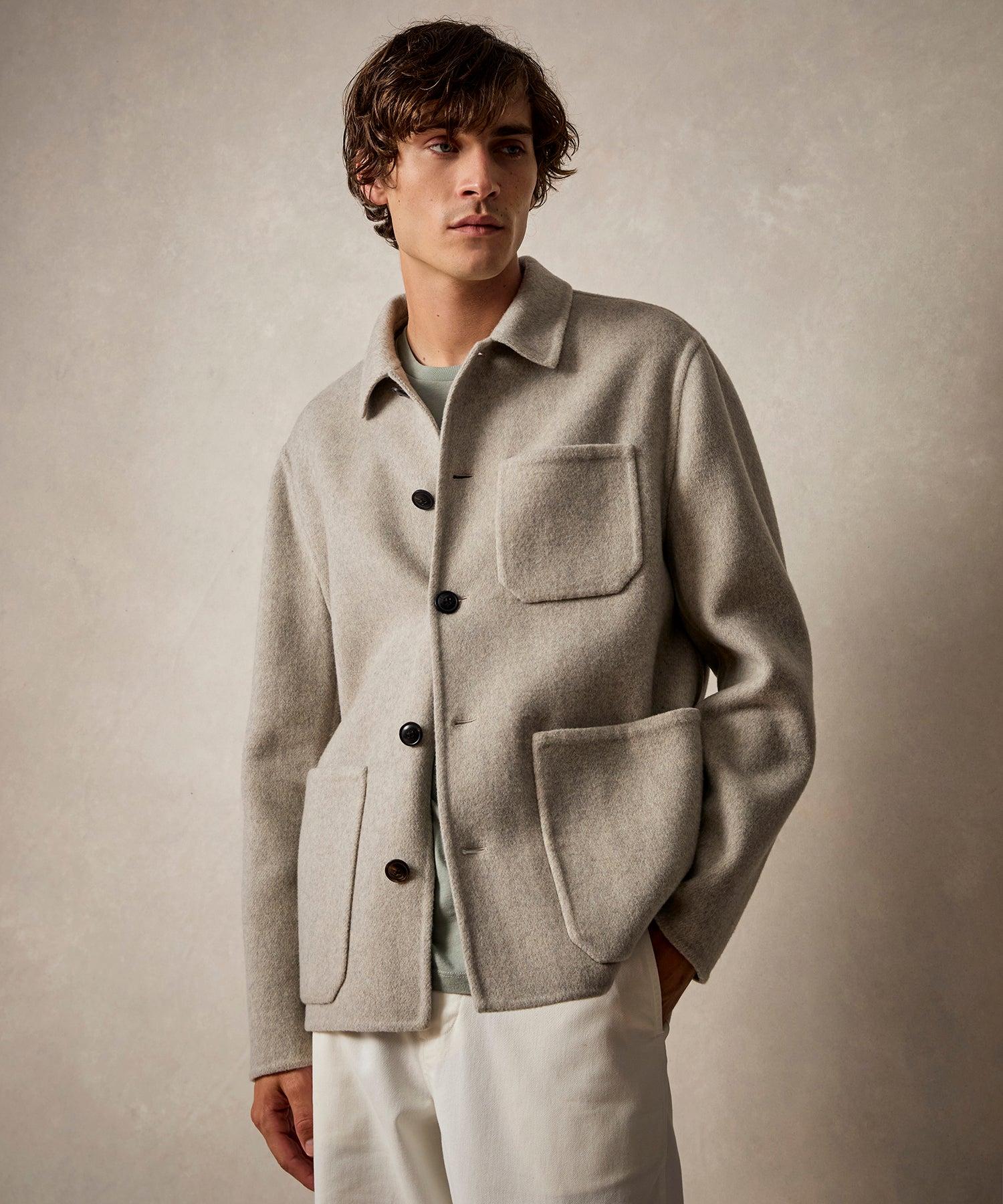 Italian Cashmere Chore Coat Product Image