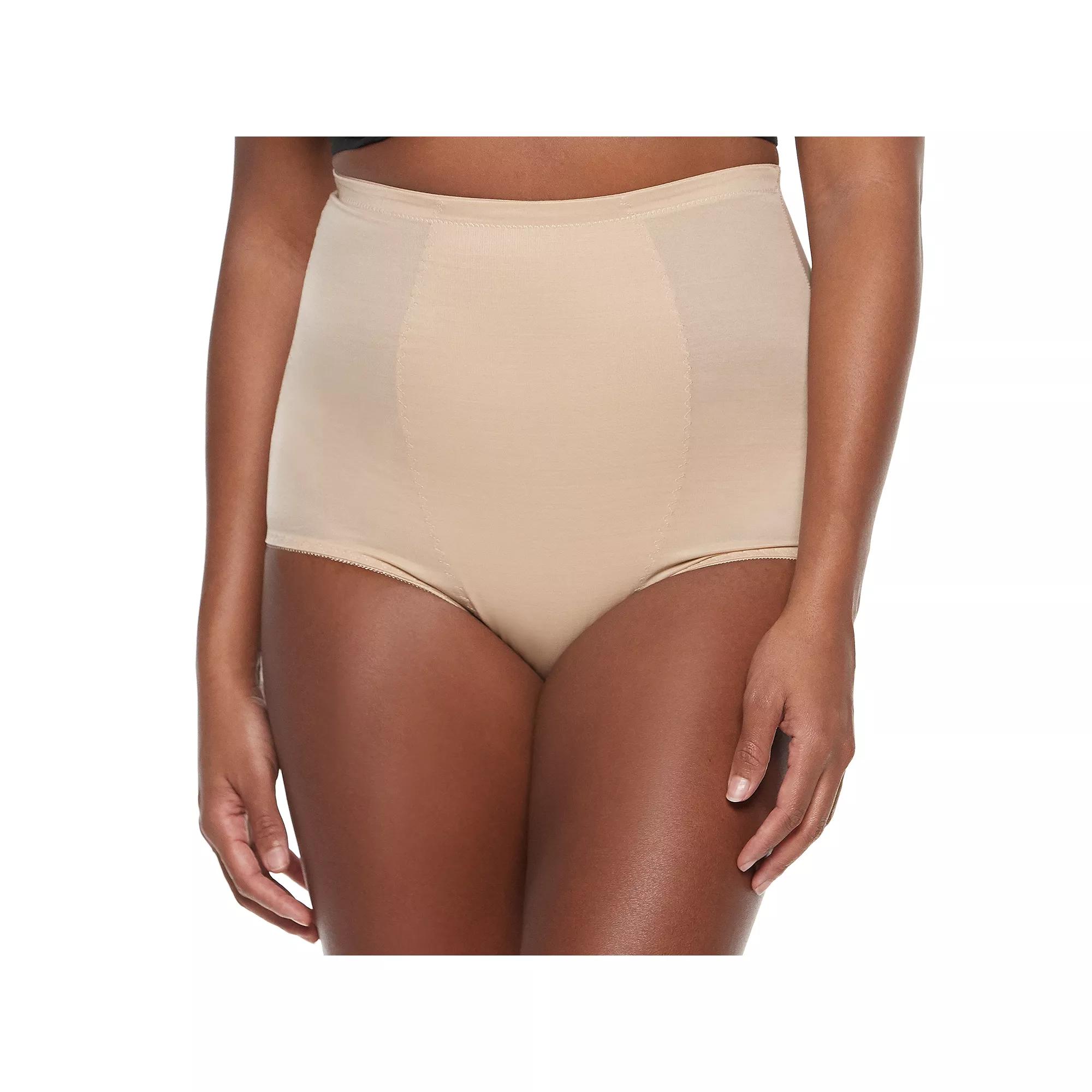 Plus Size Lunaire Tummy Panel Moderate Control Hi-Waist Brief 8622KX, Women's, Size: 10XLARGE, Beige Product Image