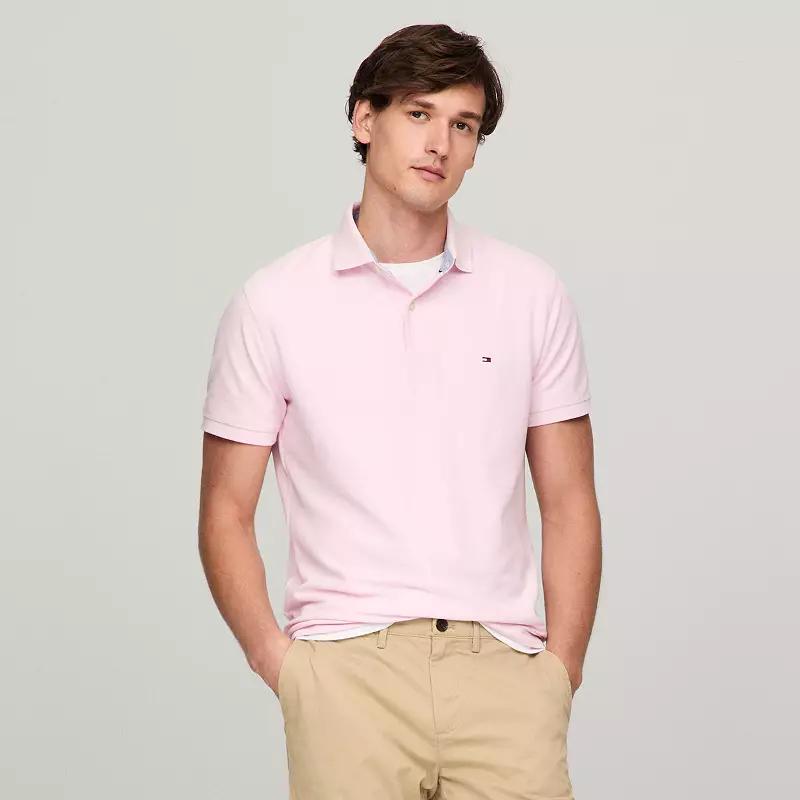 Men's Tommy Hilfiger Justin Polo, Size: Small, Simple Pink Product Image