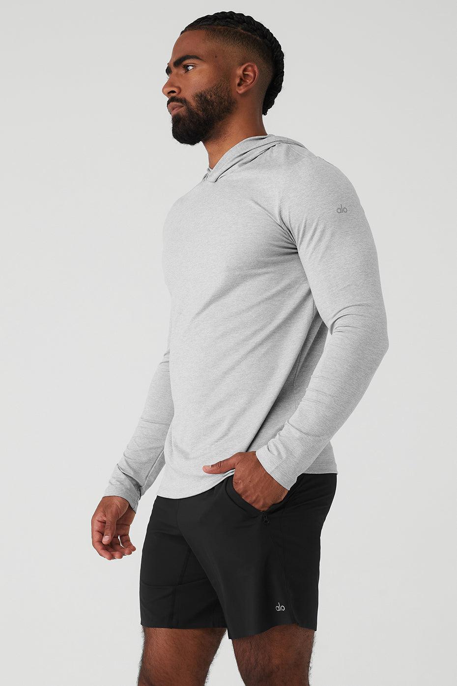 Conquer Reform Long Sleeve With Hood - Athletic Heather Grey Male Product Image