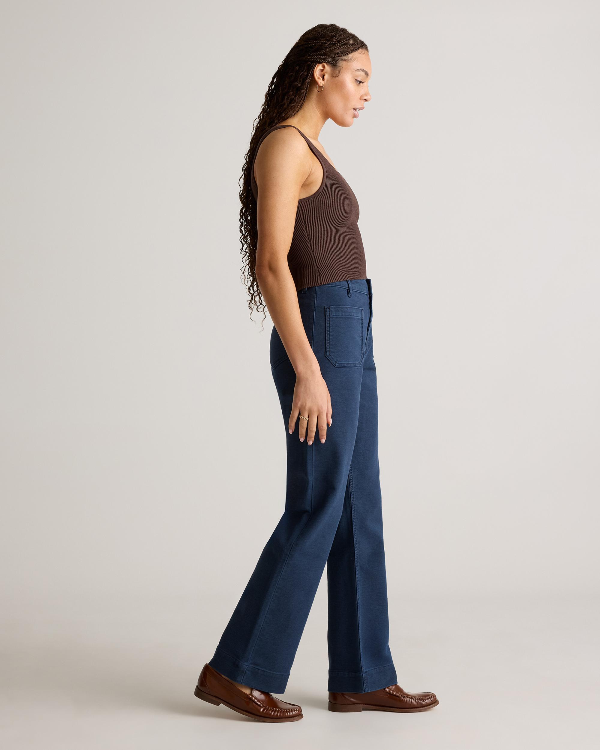 Quince | Women's French Terry Wide Leg Pants Cotton Product Image
