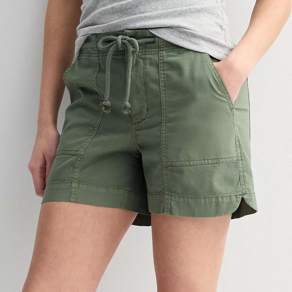 Women's Sonoma Goods For Life® Mid Rise Utility Shorts,  Product Image