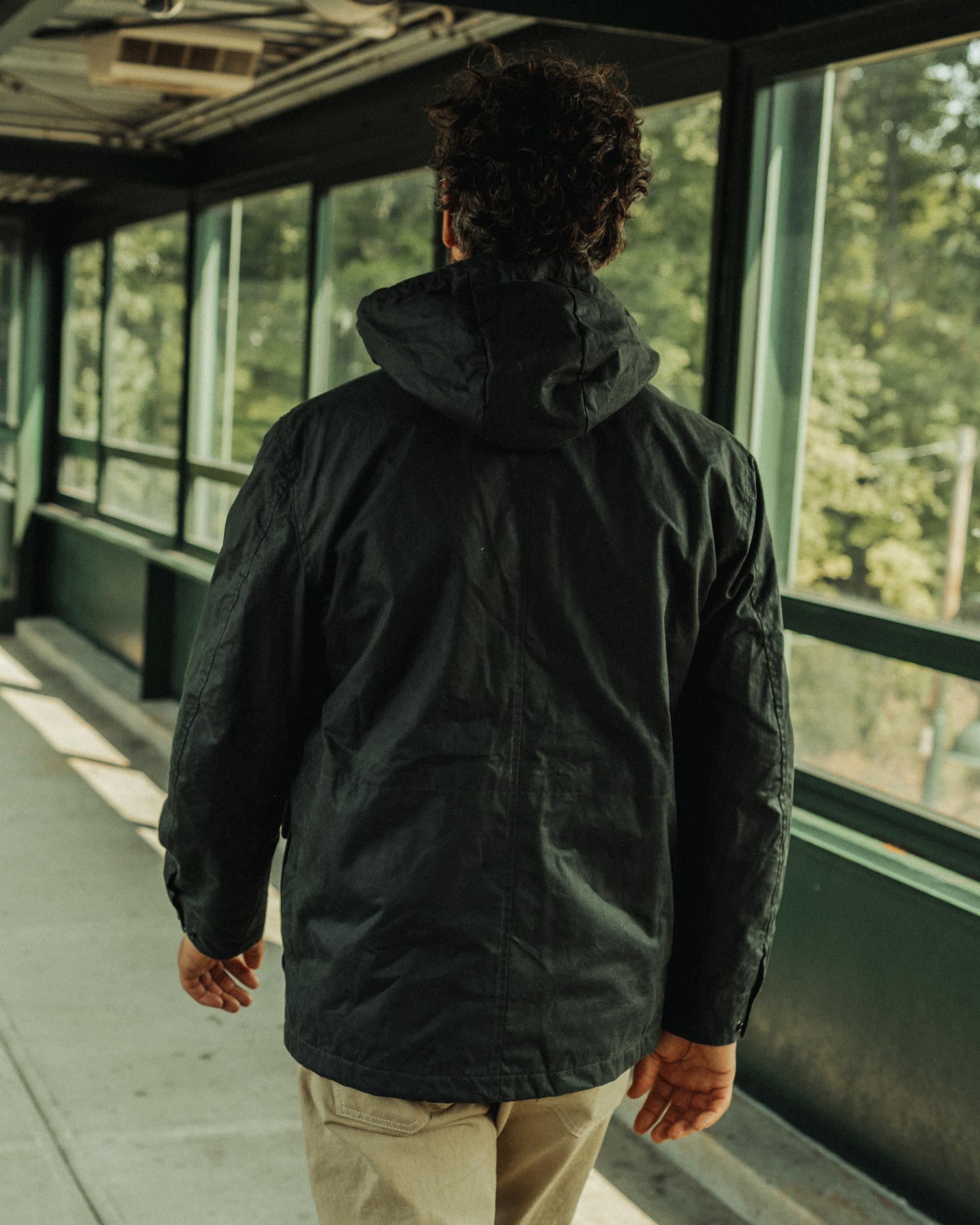 Flannel-Lined Waxed Hudson Jacket Product Image