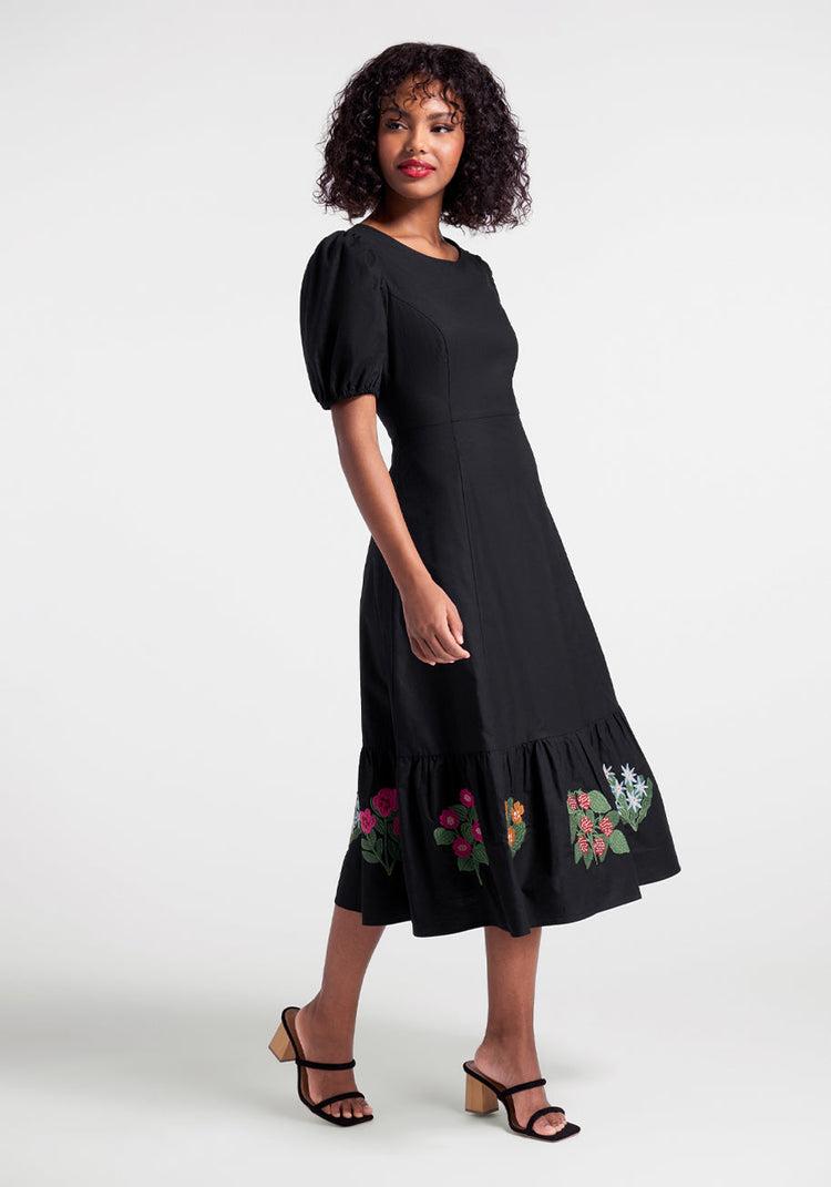Bloom With A View Embroidered Midi Dress Product Image