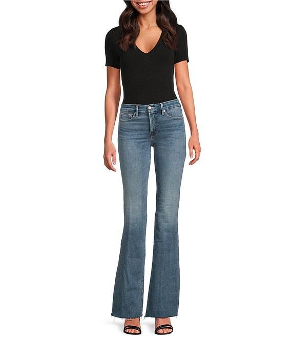 Good American Soft Tech Good Classic Bootcut Jeans Product Image