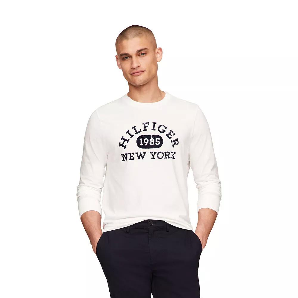 Men's Tommy Hilfiger Monotype Collegiate Long Sleeve Tee,  Product Image