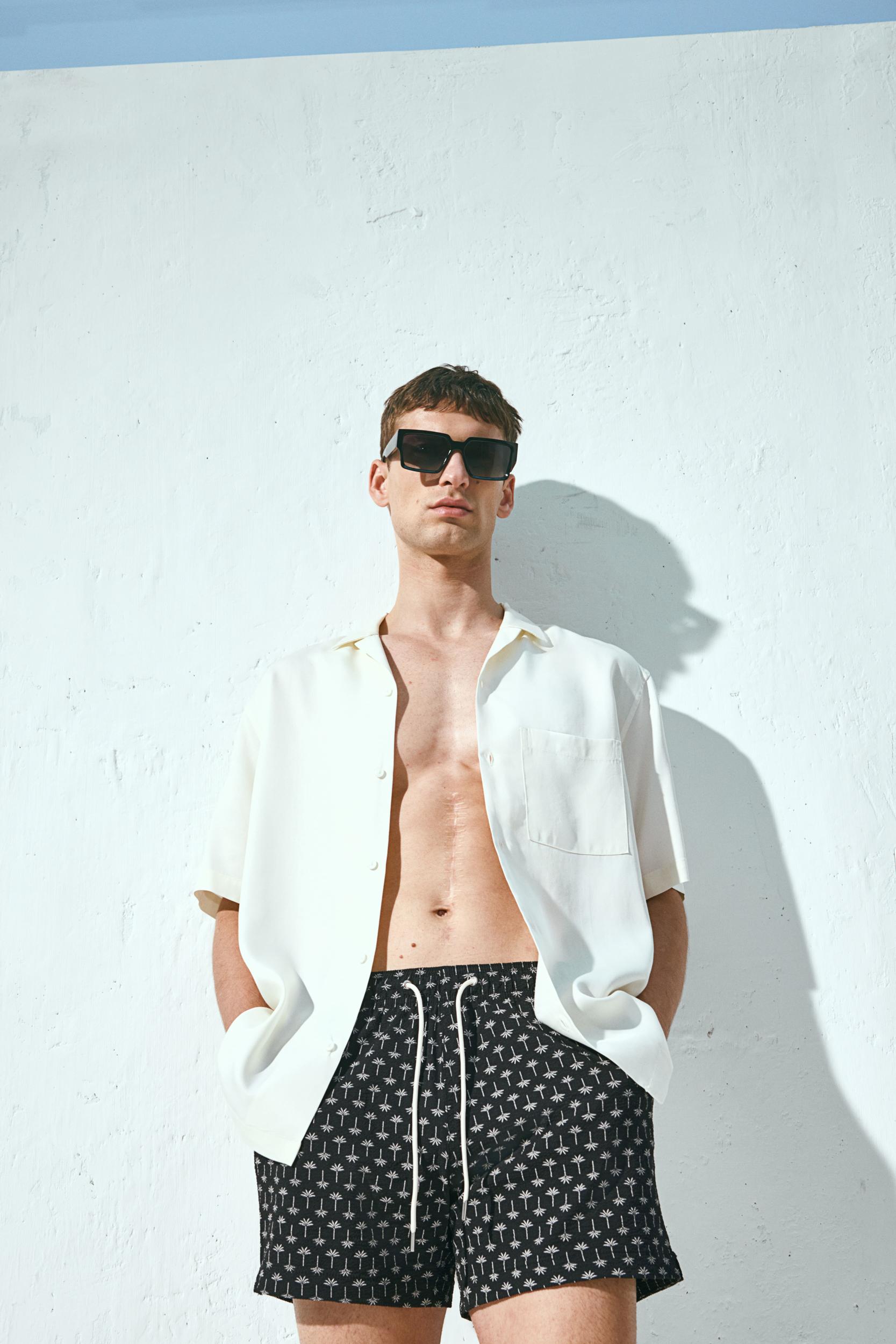 Seersucker Swim Shorts Product Image