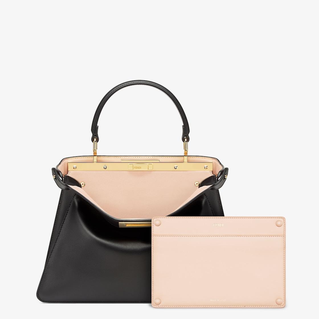 Peekaboo ISeeU MediumBlack, calf leather bag Product Image