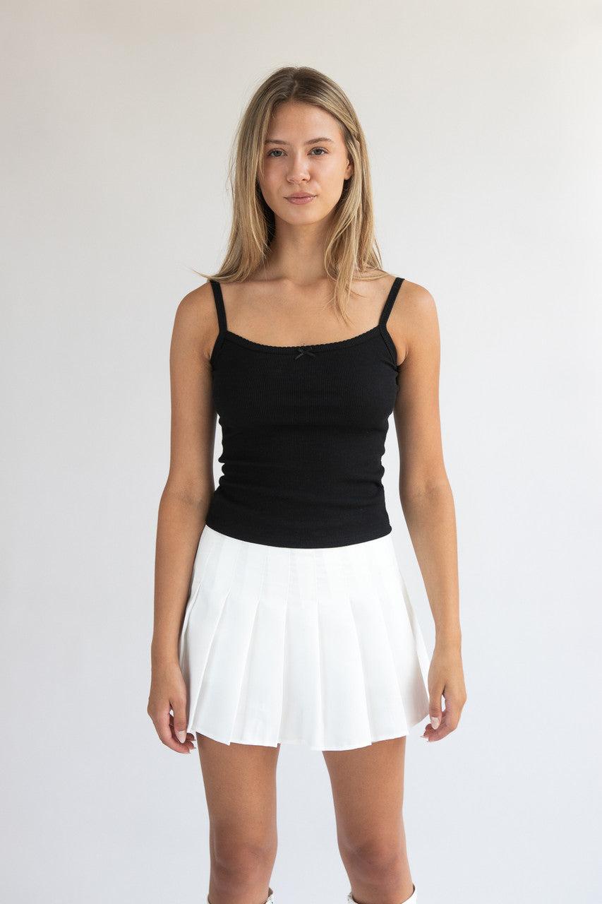 Scallop Edge Bow Tank Top Product Image