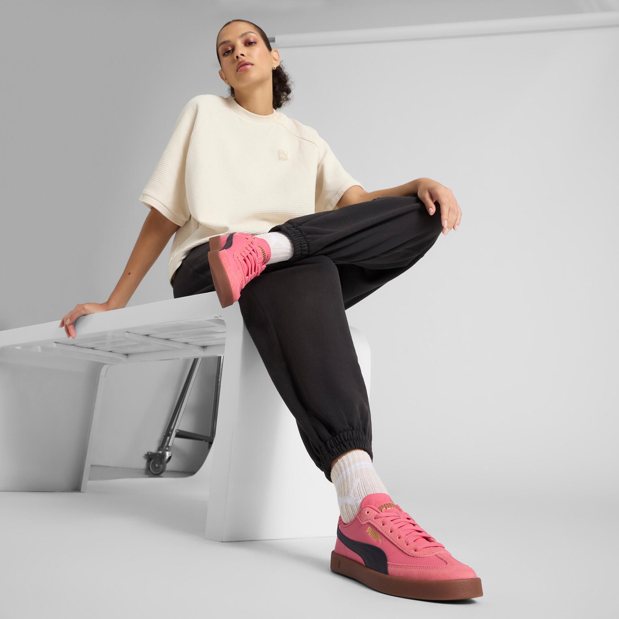 PUMA Basics Big Kids' Hoodie Shoes in Grey Product Image