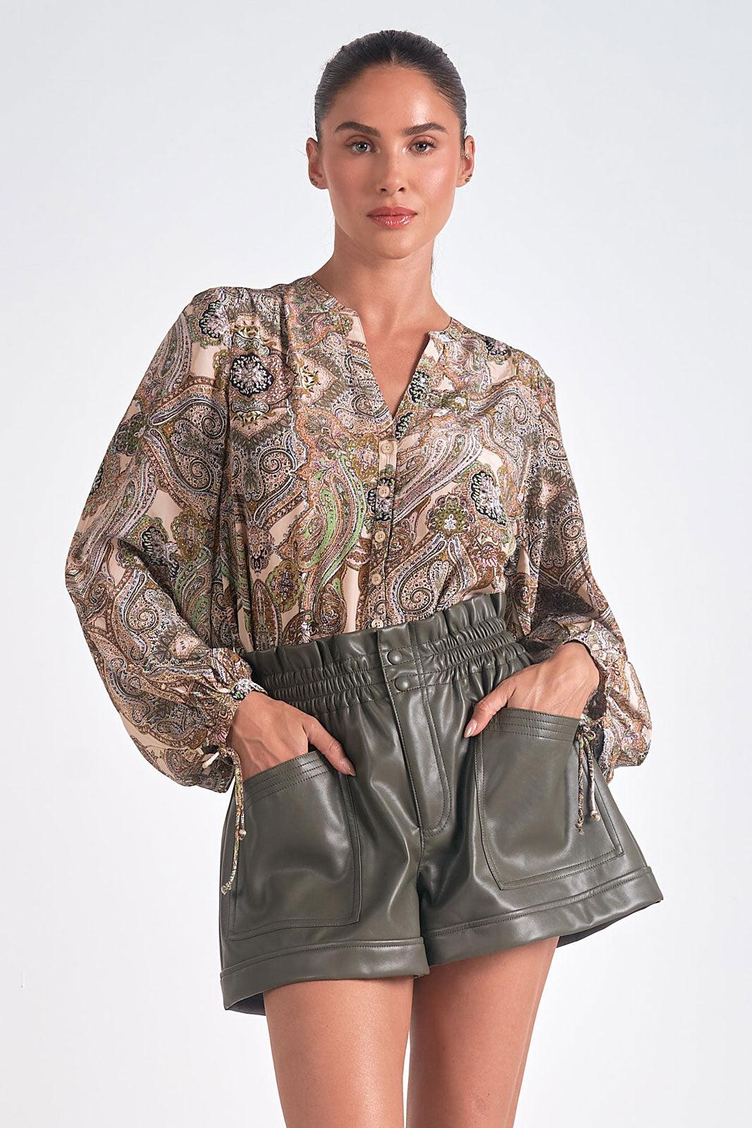 Paisley L/S Blouse Product Image