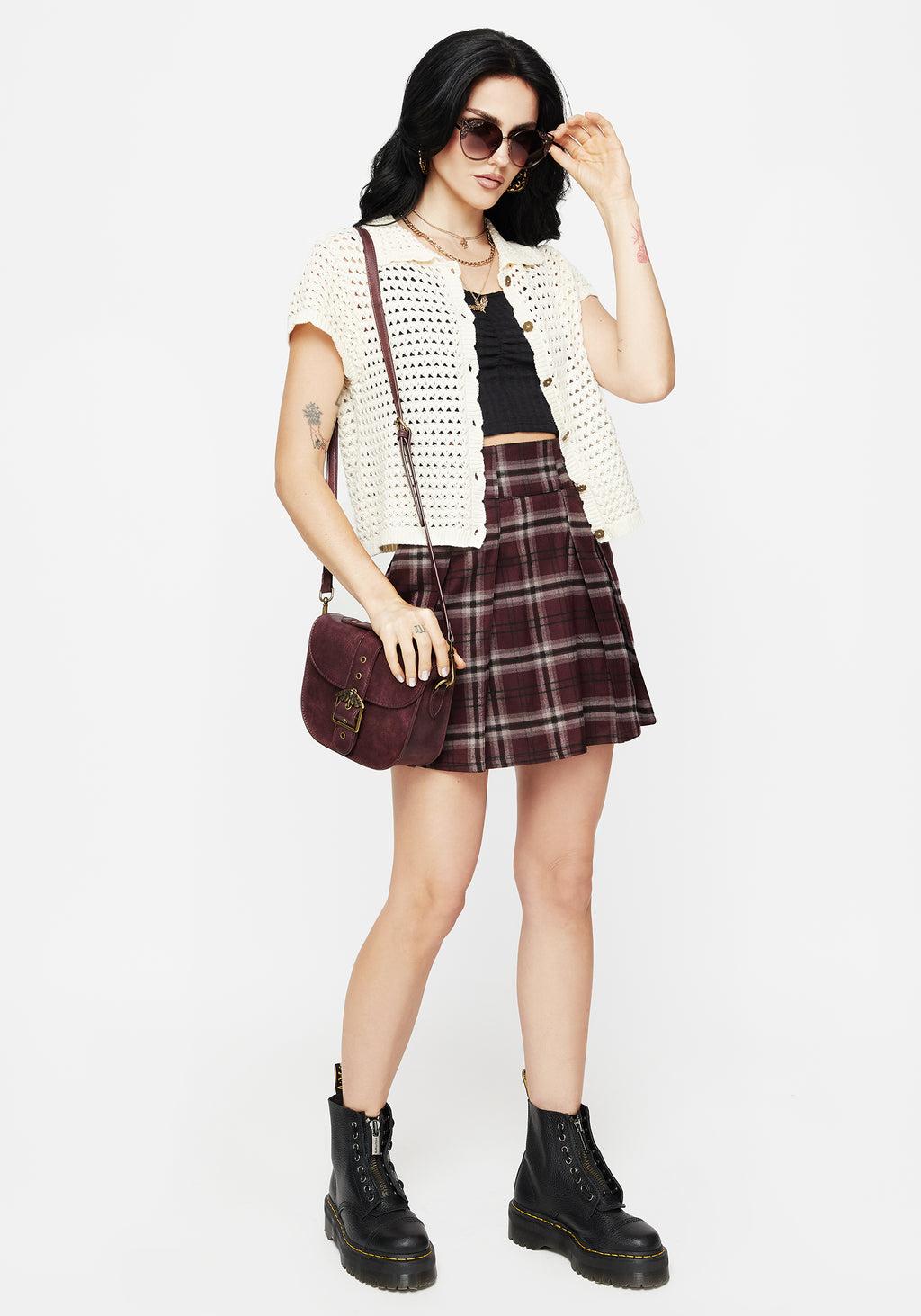 Drifter Pointelle Knit Button Up Top Product Image