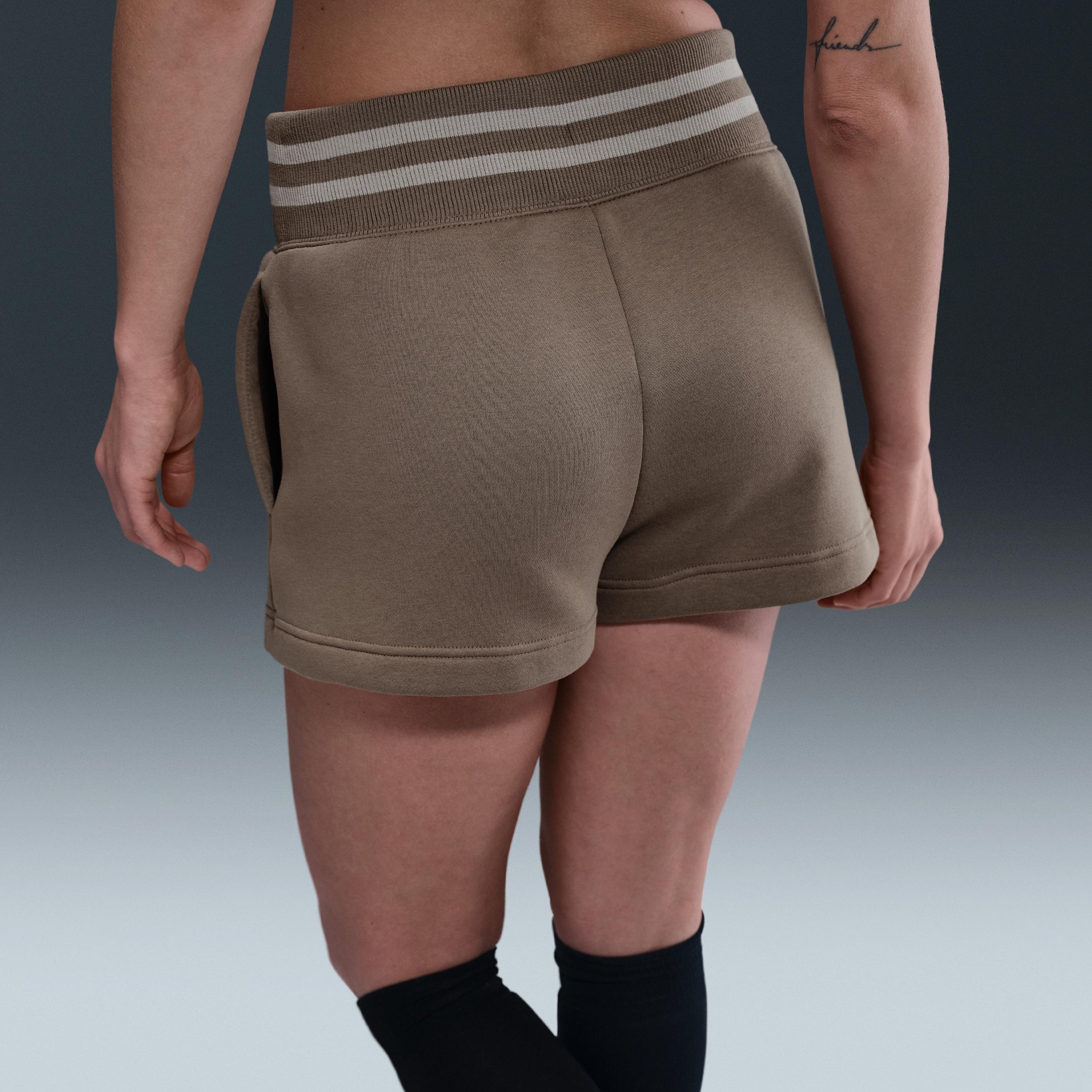 Women's Nike Sportswear Phoenix Fleece High-Waisted Loose Graphic Shorts Product Image