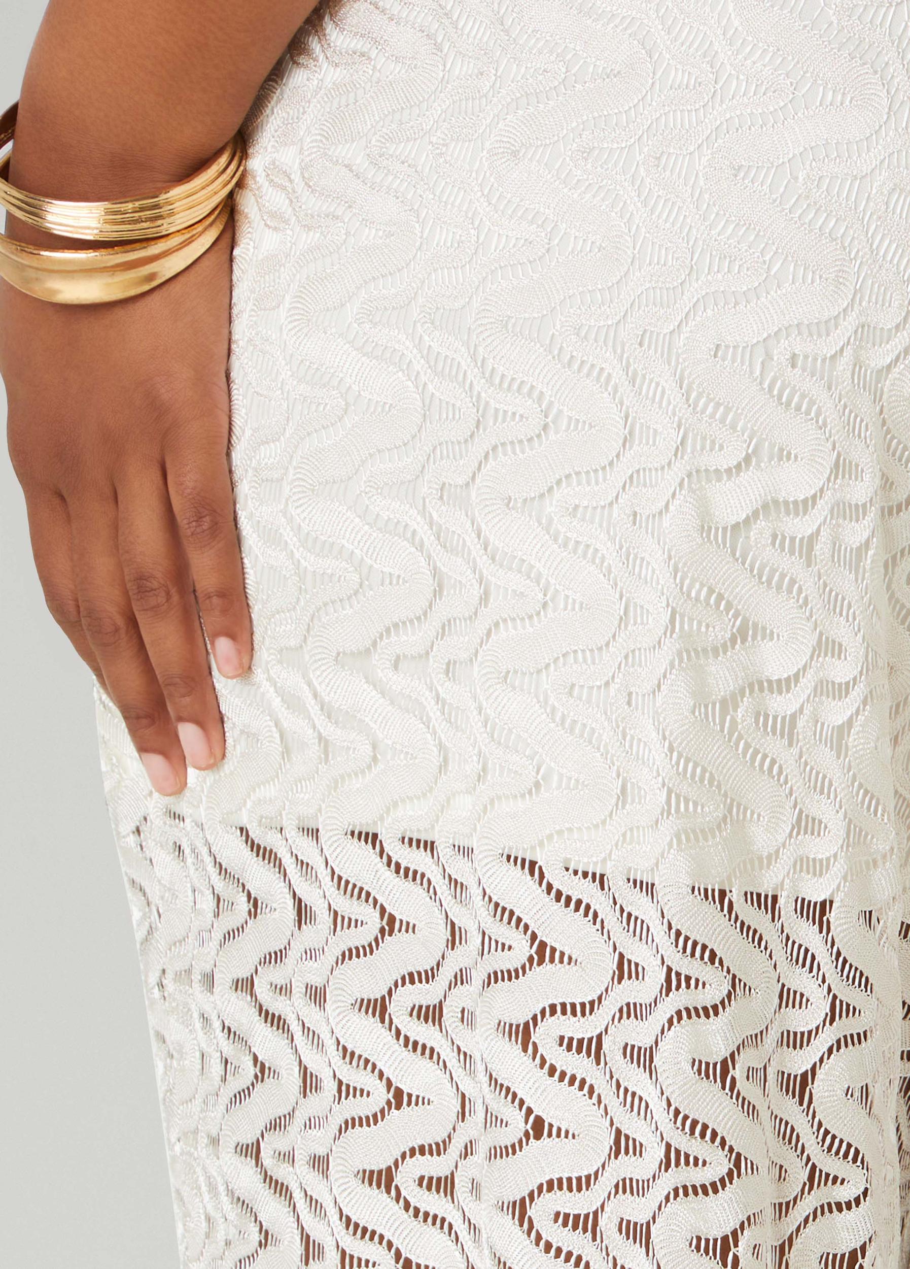 Wide Leg Lace Pants Product Image