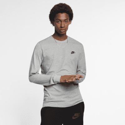 Mens Nike Sportswear Club Long-Sleeve T-Shirt | AR5193-063 Product Image