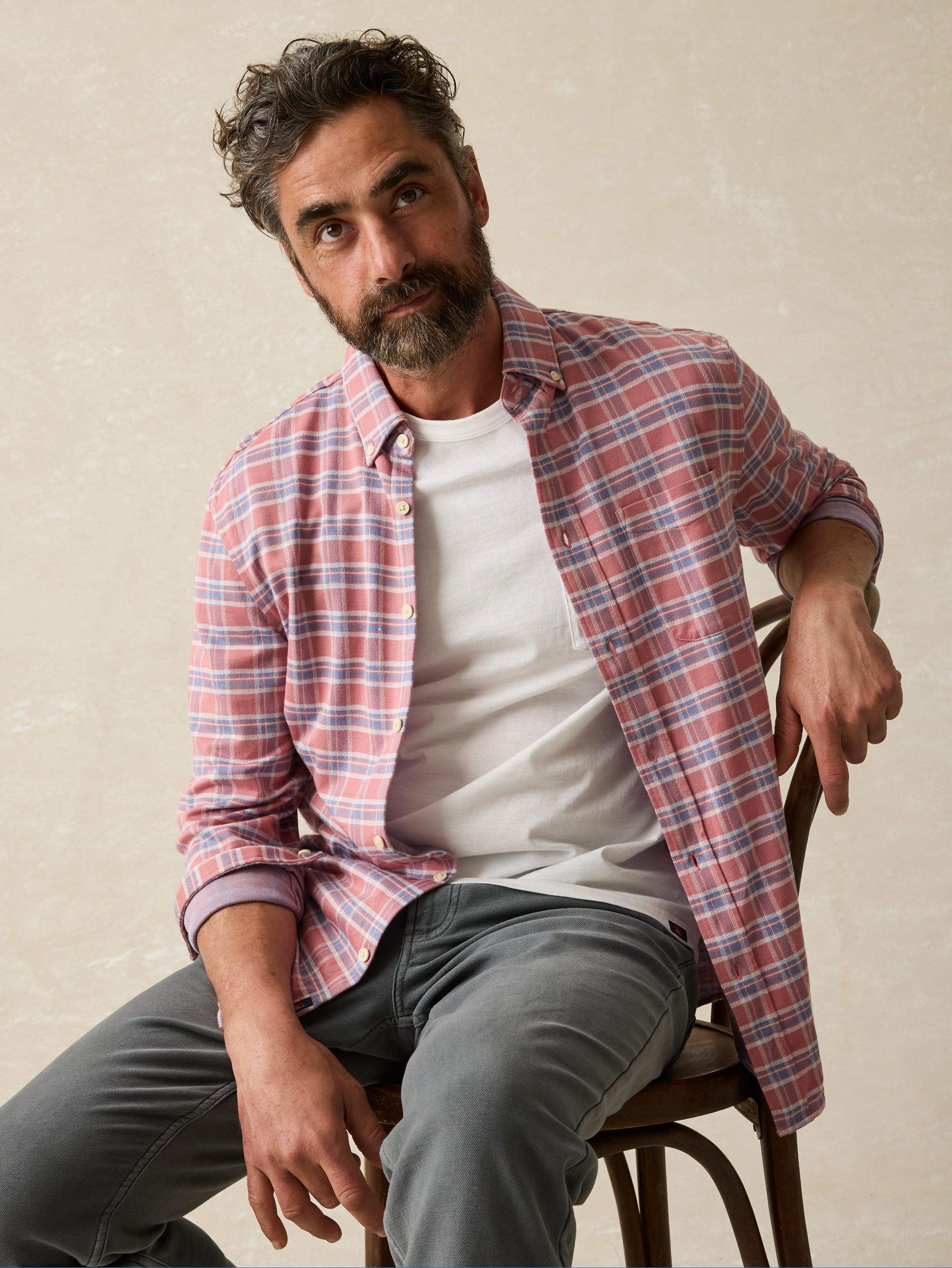 Sunwashed Pocket Tee - White Male Product Image