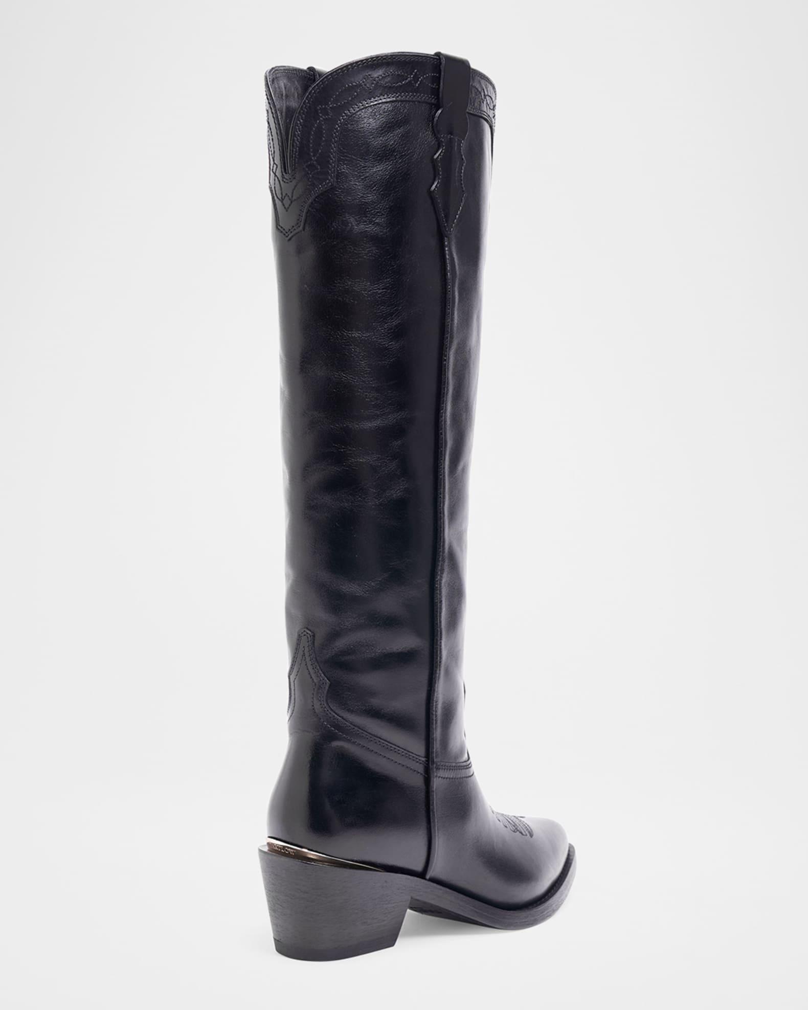 Selena Calfskin Tall Western Boots Product Image
