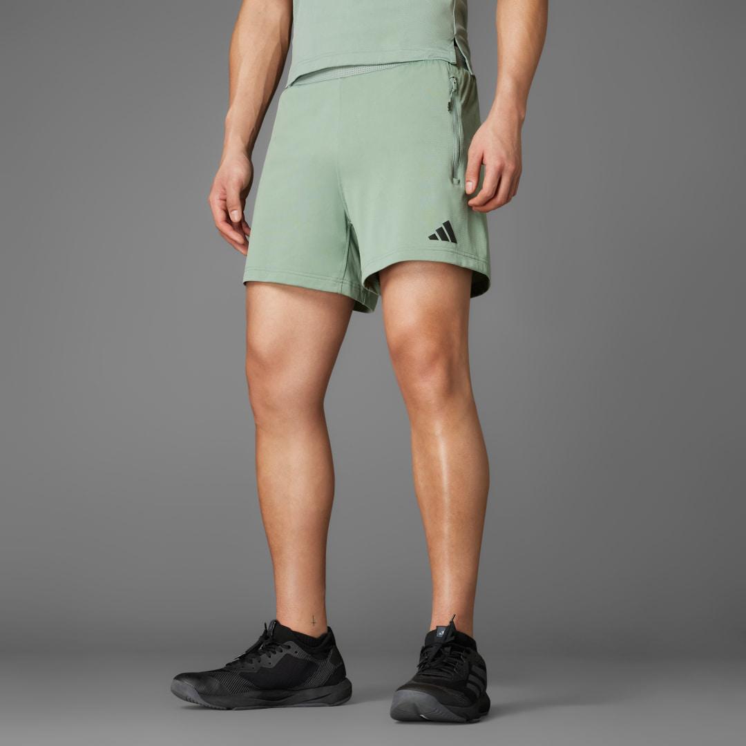 adidas Airchill Shorts Silver Green L Mens Product Image