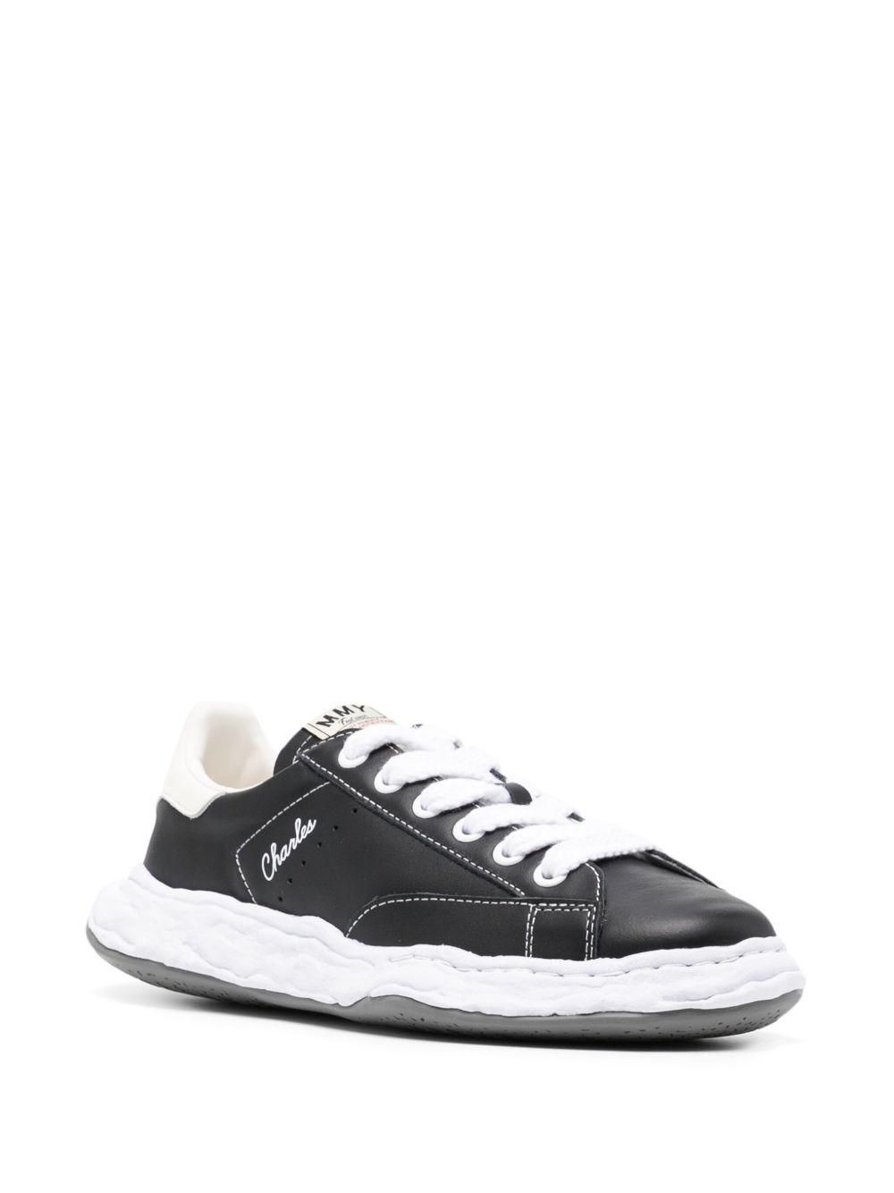 Charles lace-up leather sneakers Product Image