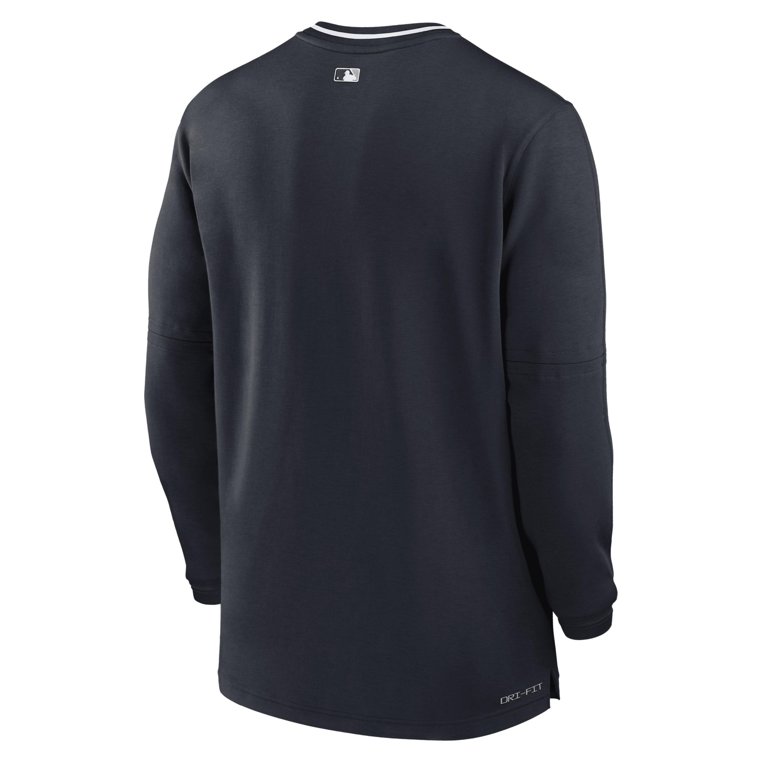 Men's Michigan Wolverines Sideline Coach Jordan Dri-FIT College 1/2-Zip Long-Sleeve Top Product Image