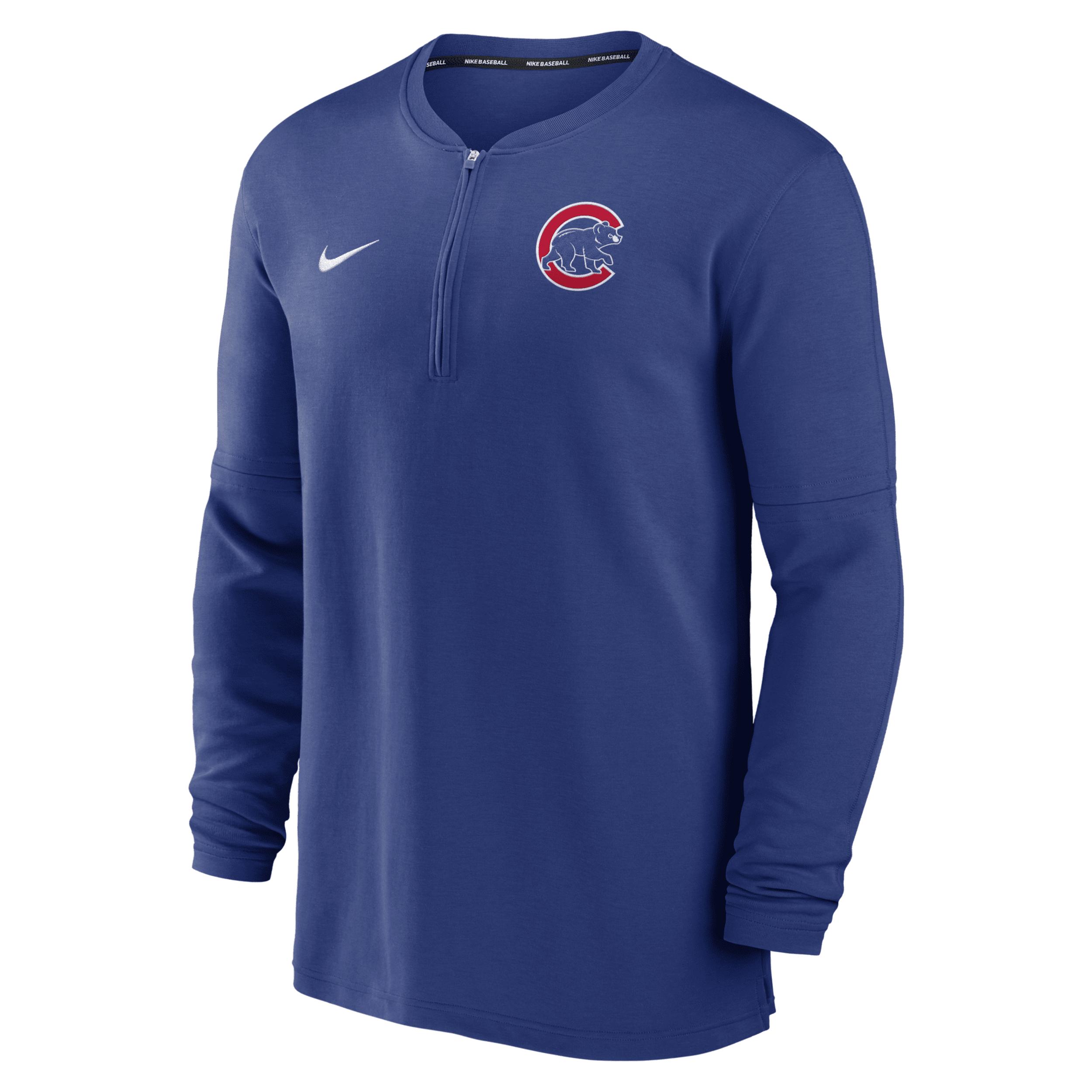 Texas Rangers Authentic Collection Nike Mens Dri-FIT MLB 1/2-Zip Long-Sleeve Top | 014G198NTER-2G4 Product Image