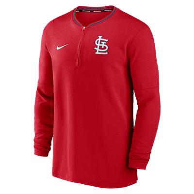 Chicago Cubs Authentic Collection Nike Mens Dri-FIT MLB 1/2-Zip Long-Sleeve Top | 014G199NEJ-2G4 Product Image