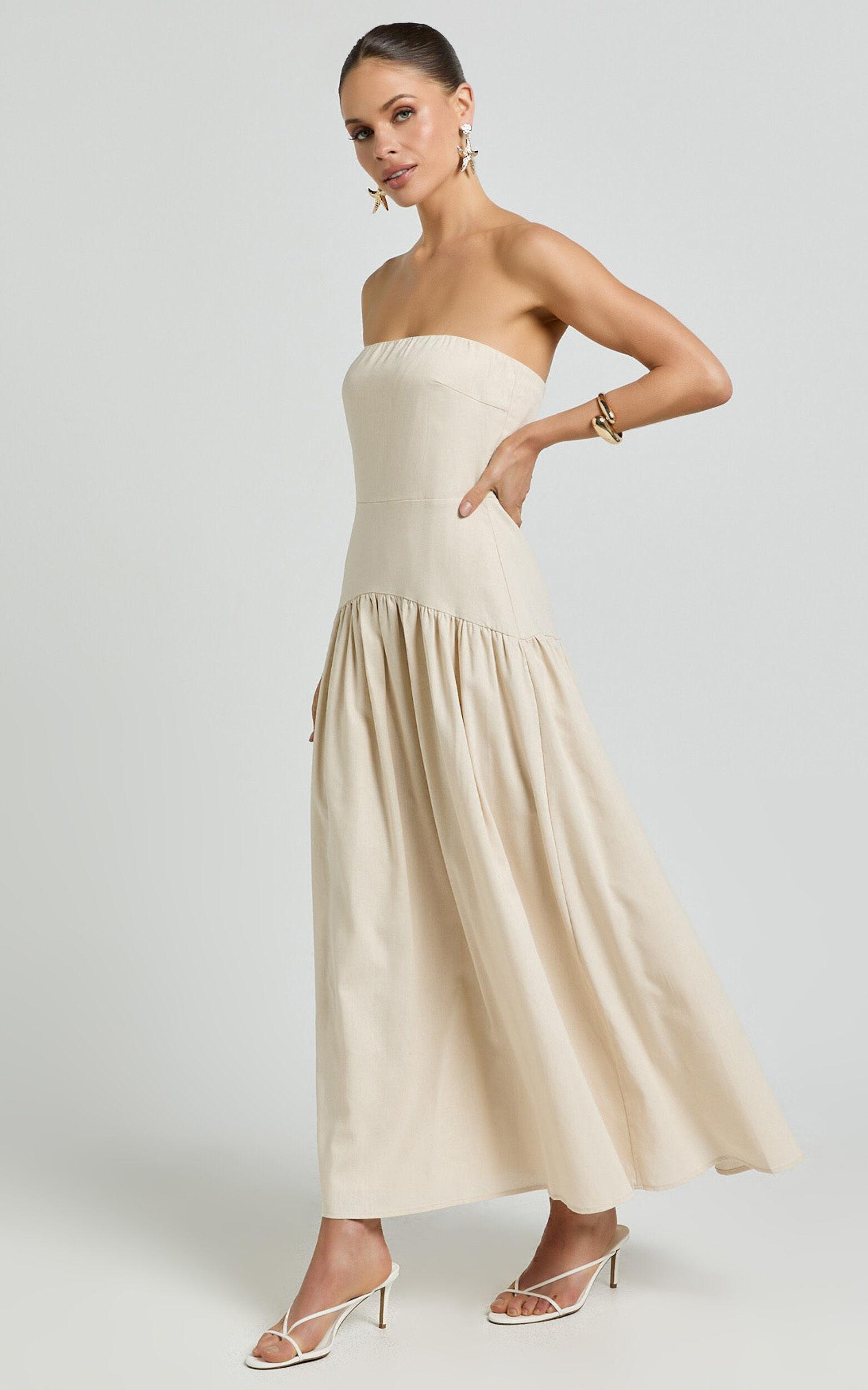 Seven Wonders - Danica Midi Dress in Latte Product Image