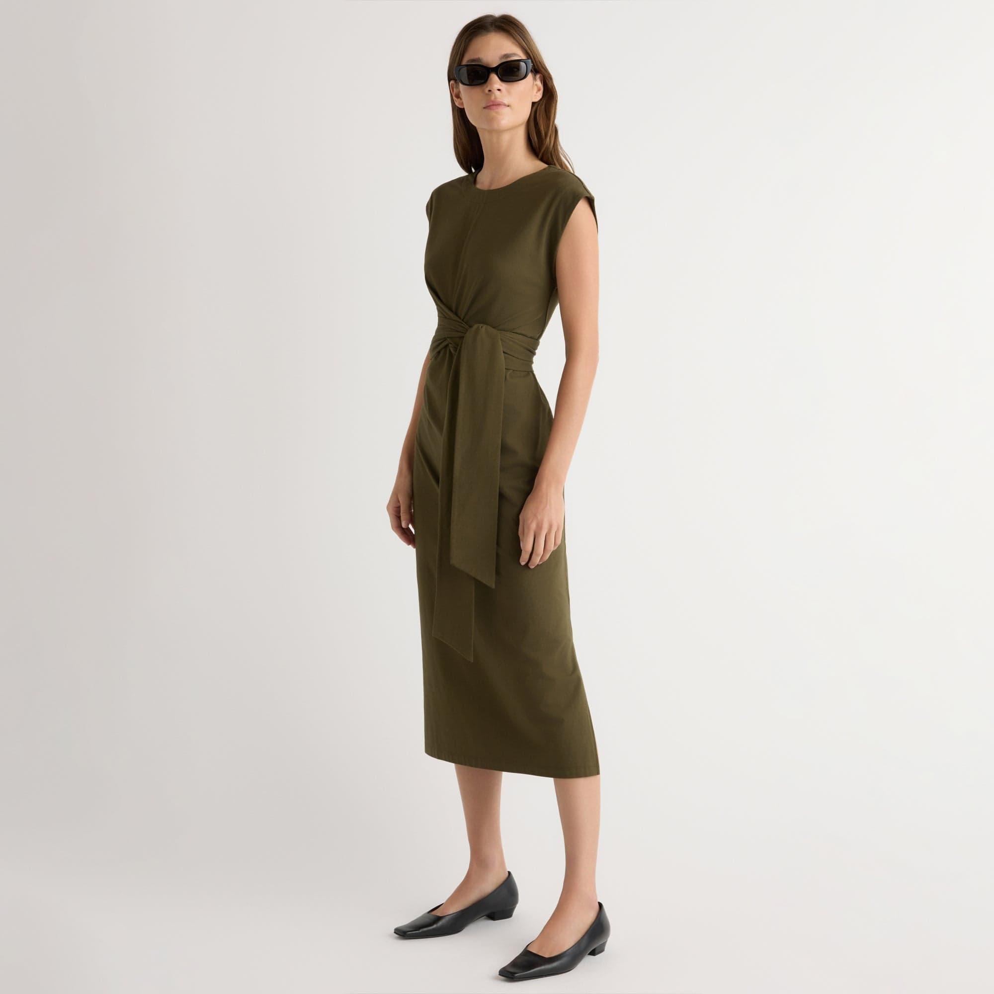 Fei Tie-Front Organic Cotton Dress Product Image