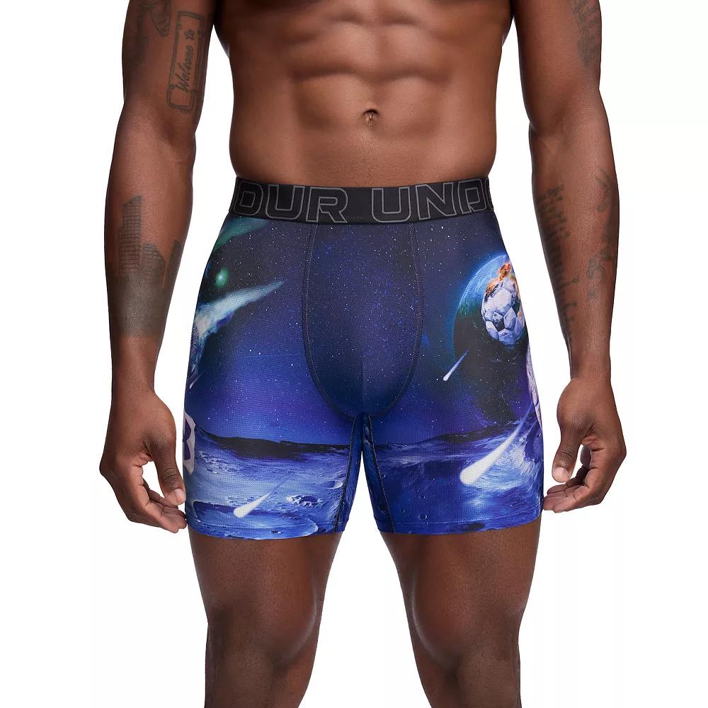 Men's Under Armour 6-in. Performance Tech Mesh Graphic Boxer Brief,  Product Image