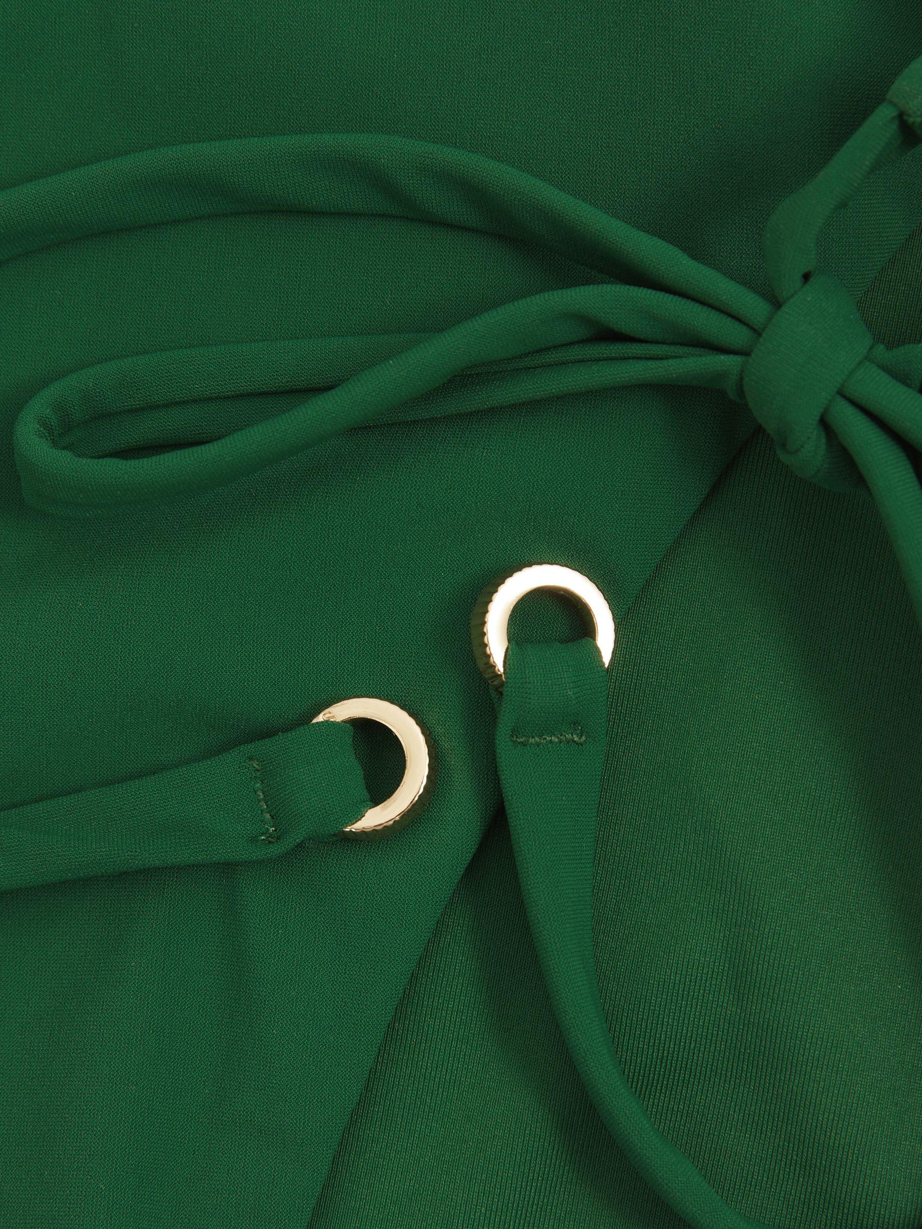 Side Tie Bikini Bottoms in Hunting Green Product Image