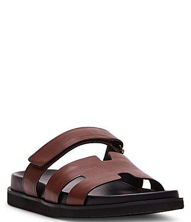 Steve Madden Mens Maiven Leather Slide Sandals Product Image