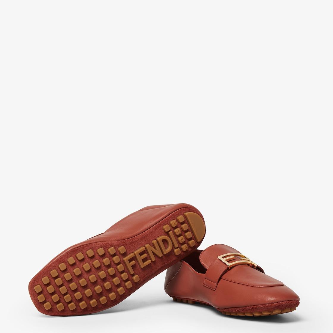 BaguetteSienna leather loafers Product Image