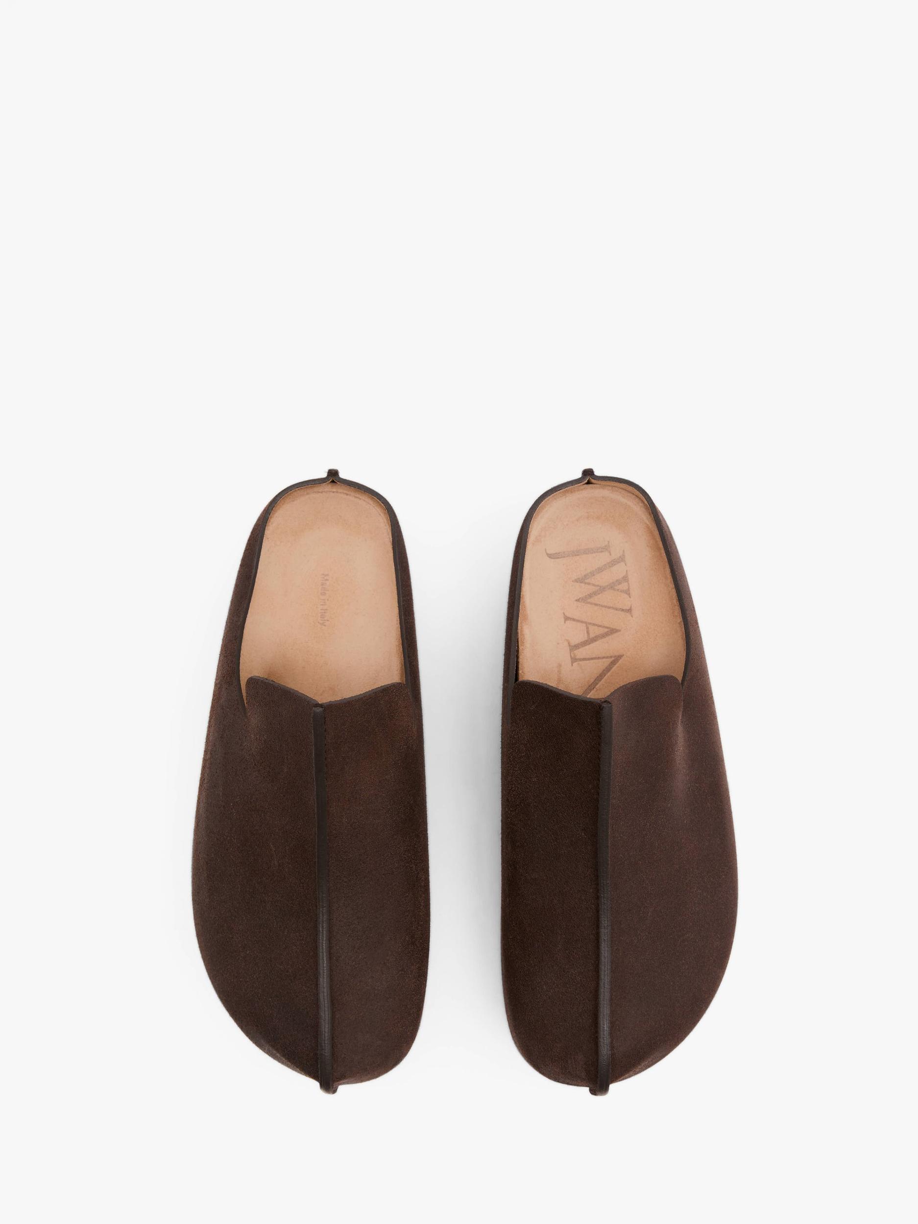 PLATFORM CLOG - HEELED SUEDE MULES Product Image