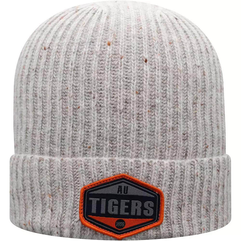 Men's Top of the World Gray Auburn Tigers Alp Cuffed Knit Hat, Grey Product Image