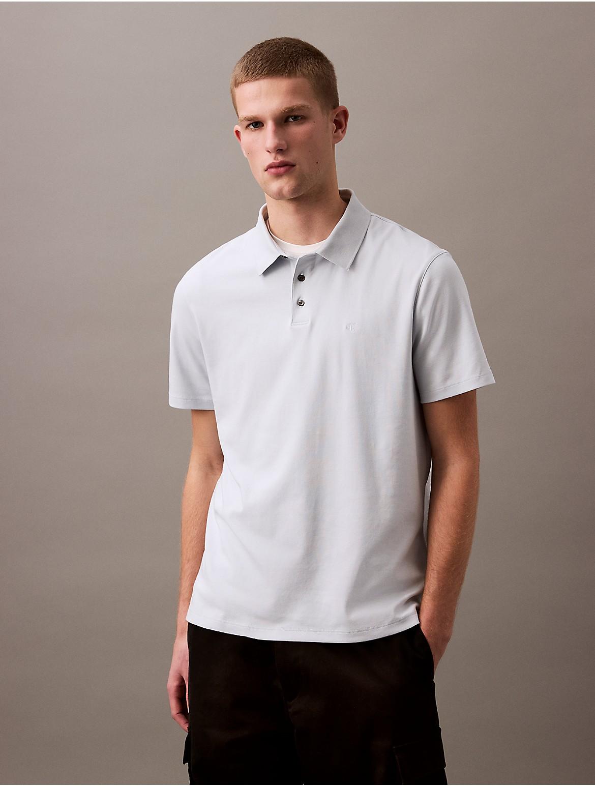 Calvin Klein Mens Supima Cotton Classic Polo Shirt - Orange Product Image