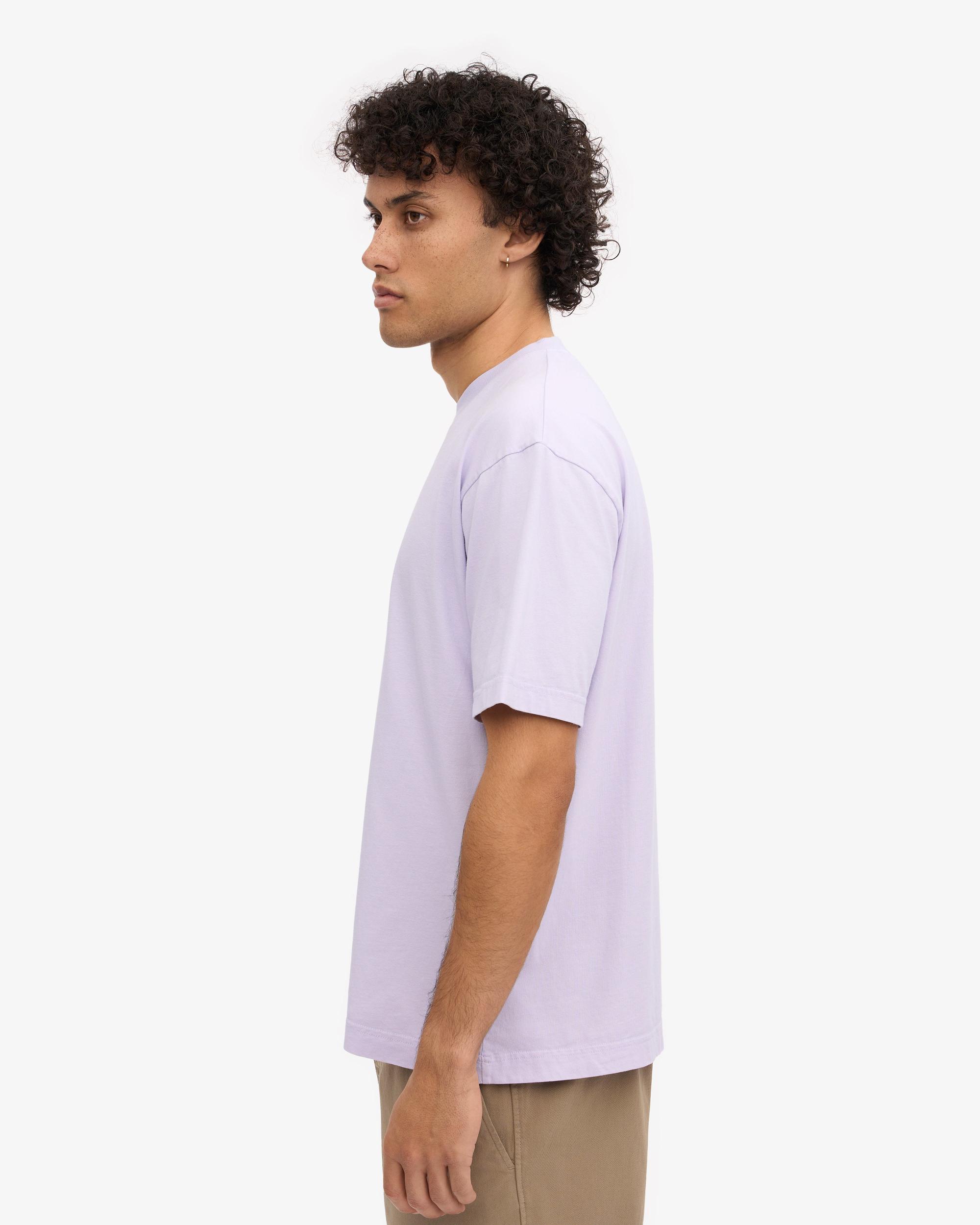 Oversized Organic T-Shirt - Soft Lavender Product Image