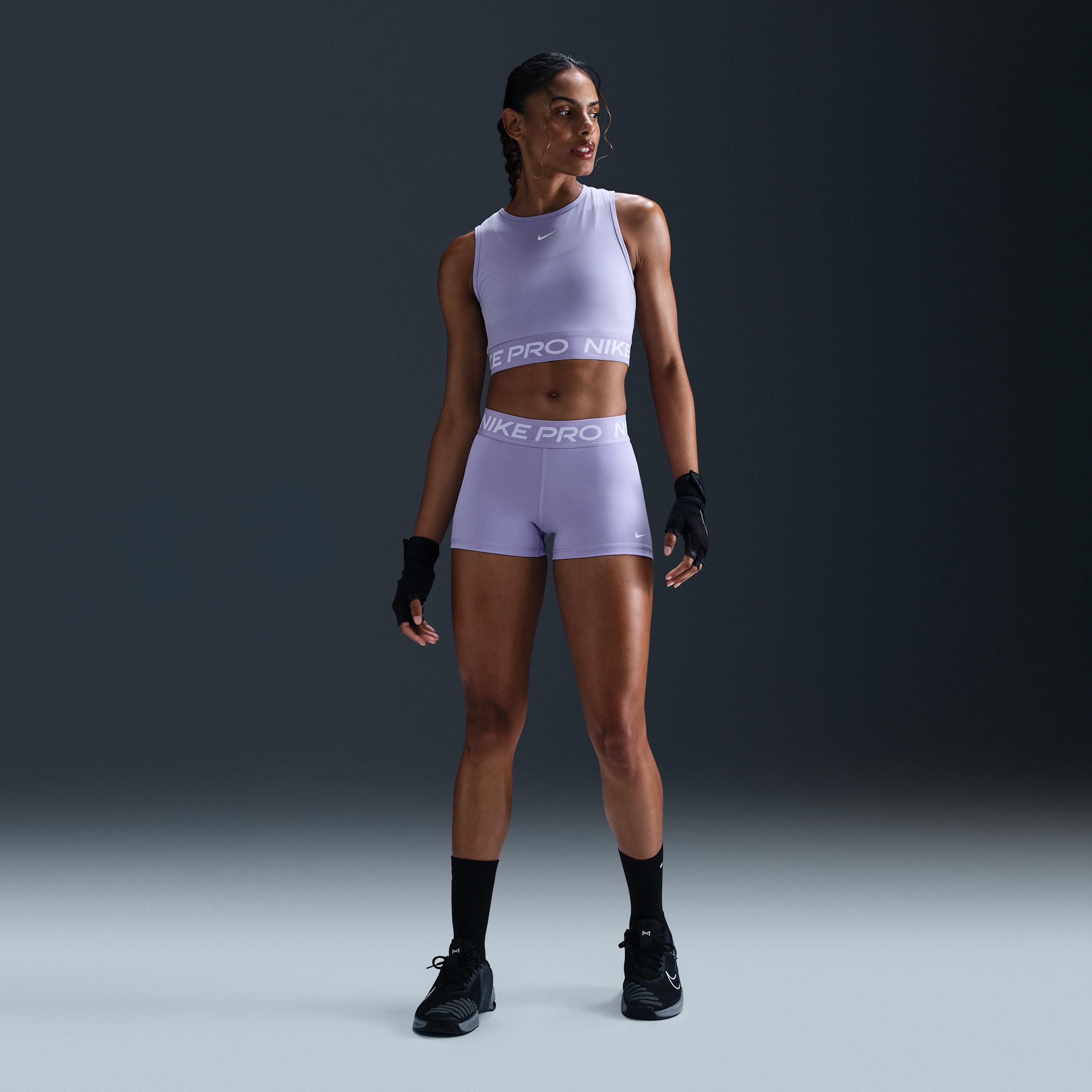 Womens Nike Pro 3 Shorts | CZ9857-533 Product Image