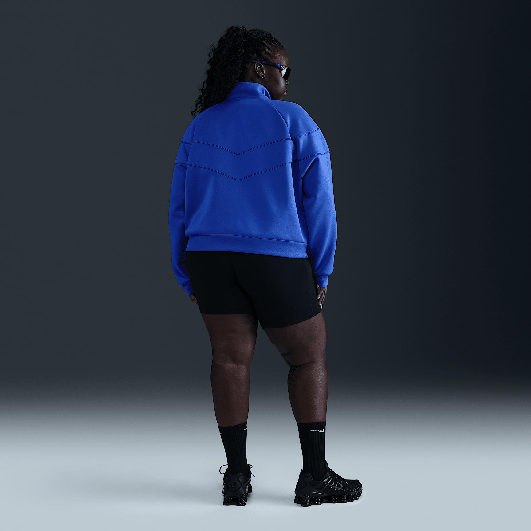 Womens Nike Sportswear Windrunner Knit Jacket (Plus Size) | HJ0977-010 Product Image