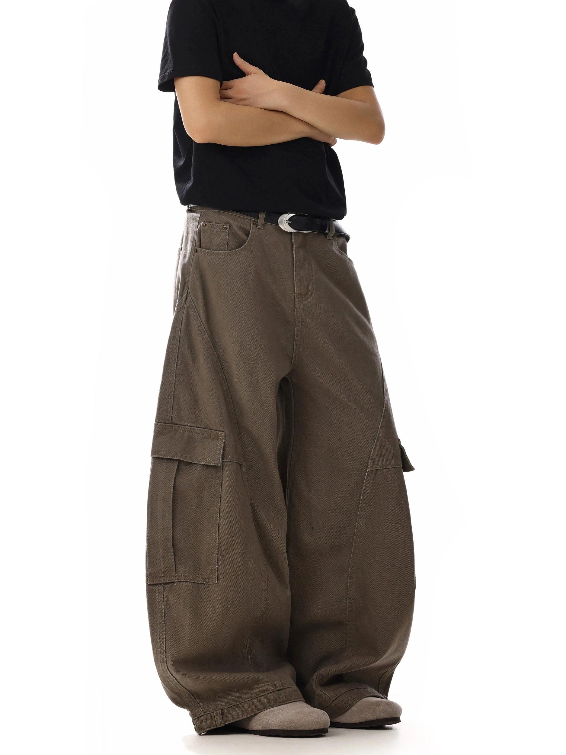 RT No. 18712 RECONSTRUCTED SCIMITAR CARGO PANTS Product Image