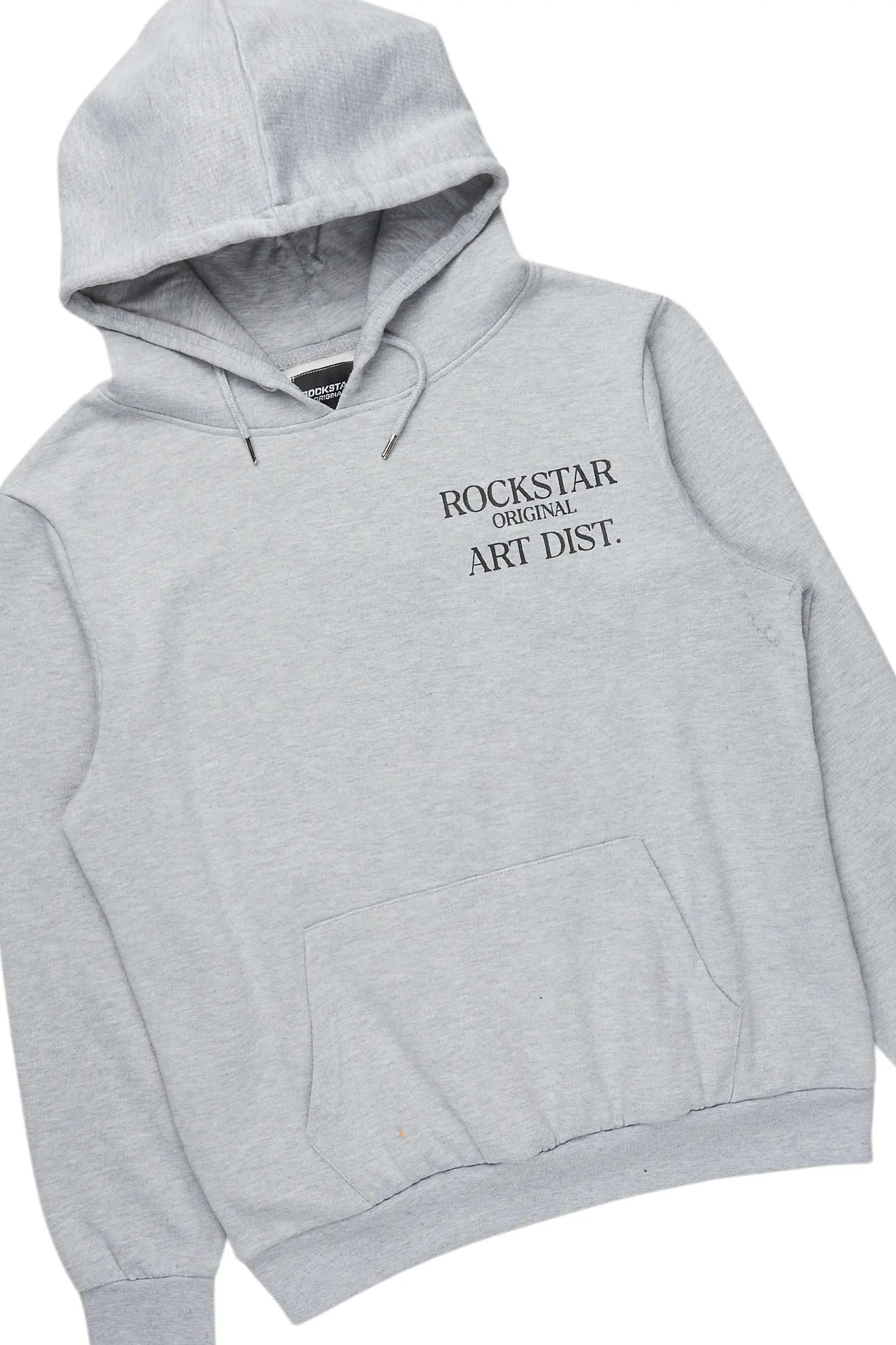 Briggs Heather Grey Hoodie/Slim Fit Track Set Male Product Image