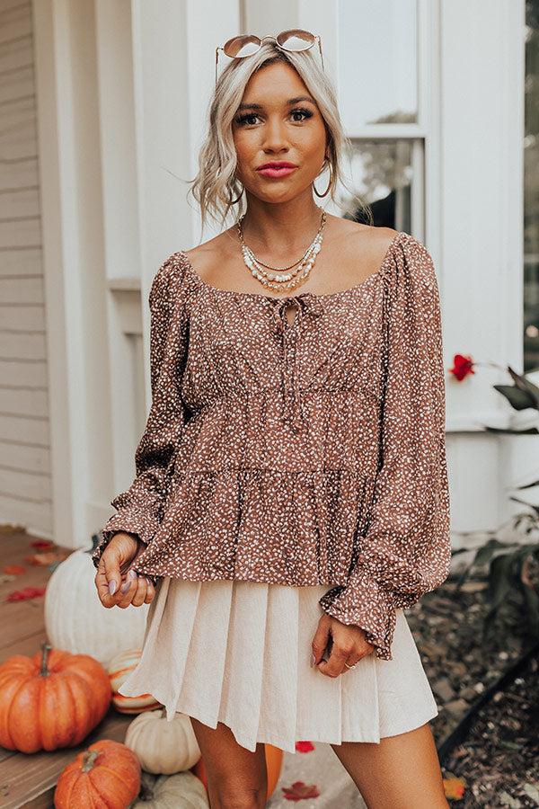 A Casual Escape Babydoll Top Product Image