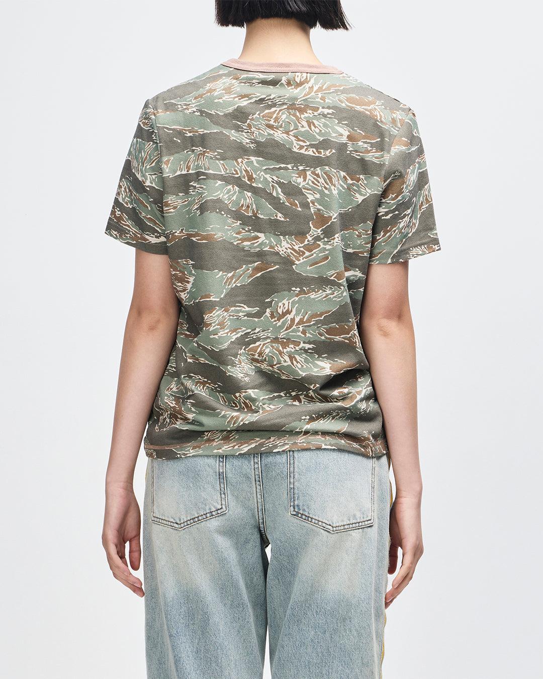 Joyride Ringer Tee - Ground Cover Green Product Image