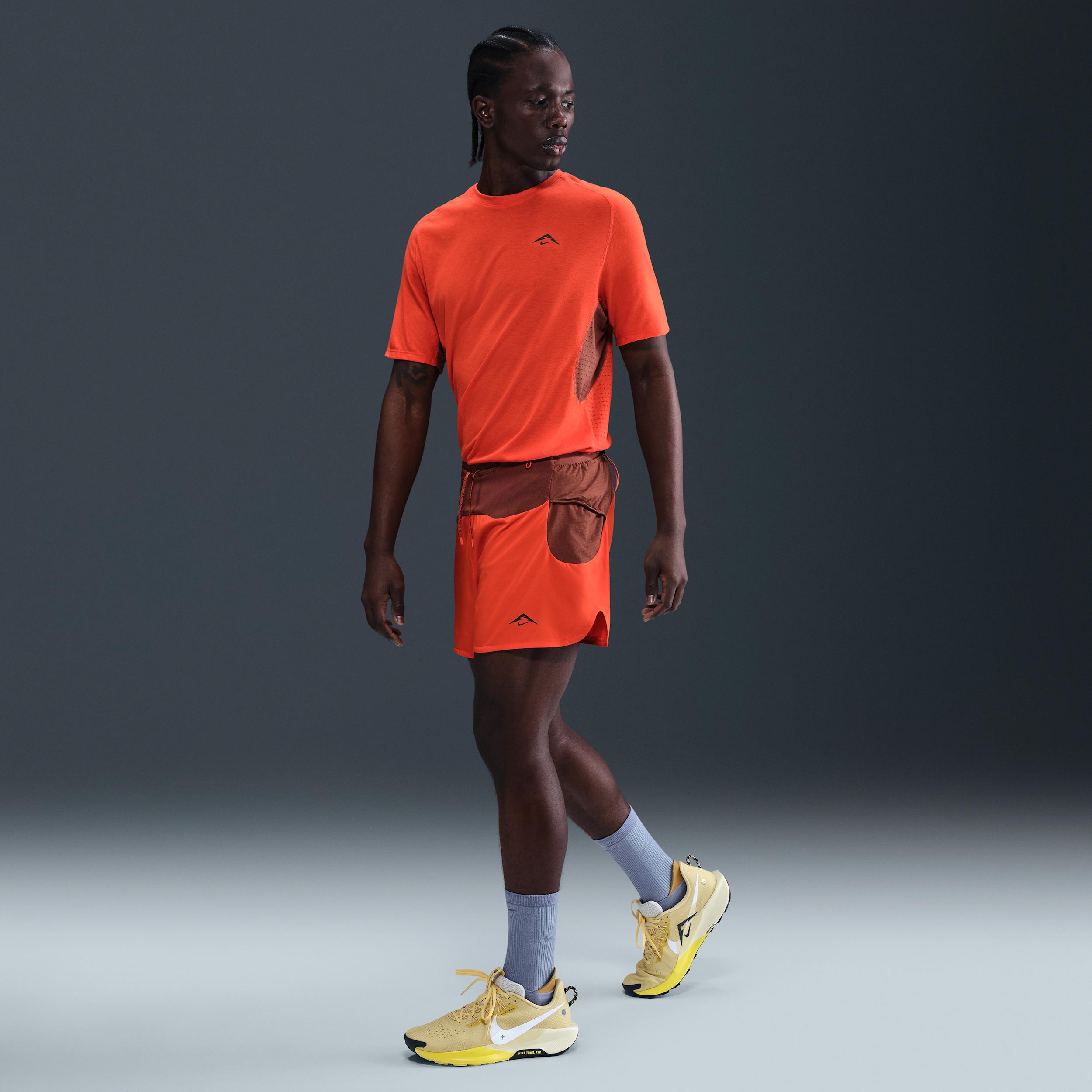 Nike Mens Trail Second Sunrise 5 Dri-FIT ADV Brief-Lined Running Shorts | HJ3572-633 Product Image