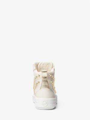 Emmett Studded Stripe Leather High-Top Sneaker Product Image