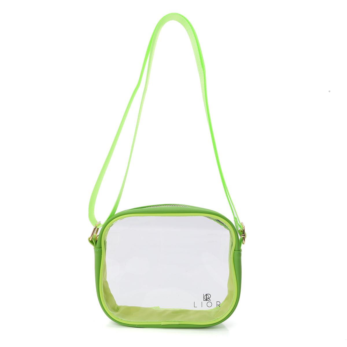 Lior Clear Bag Stadium Approved - Clear Crossbody Purse Bag, with Adjustable Shoulder Strap Product Image