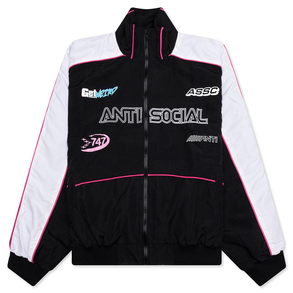 Racing Track Jacket - Black Male Product Image