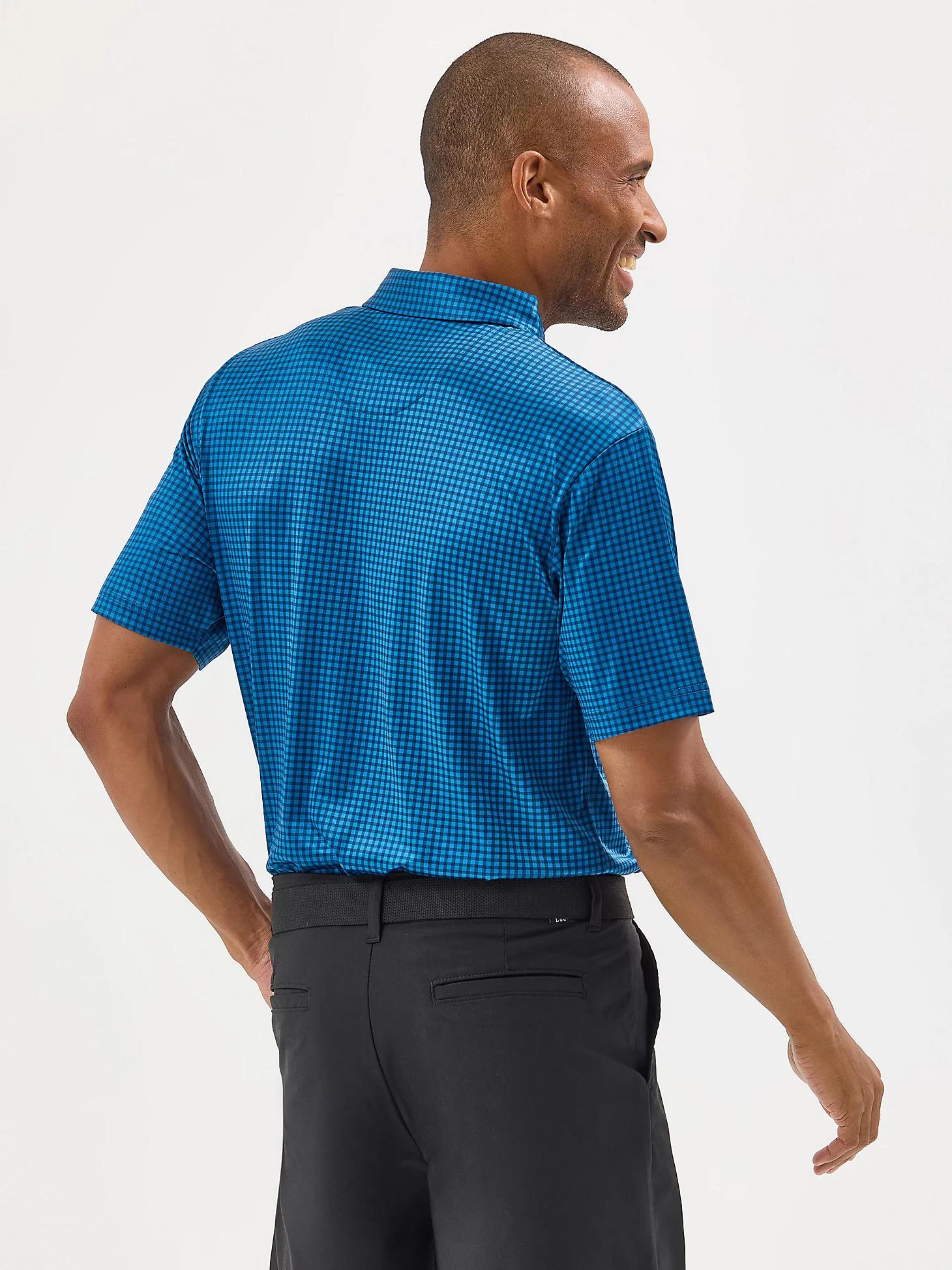 Men's Golf Series Plaid Polo Shirt | Men's Tops & Tees | Lee® Product Image