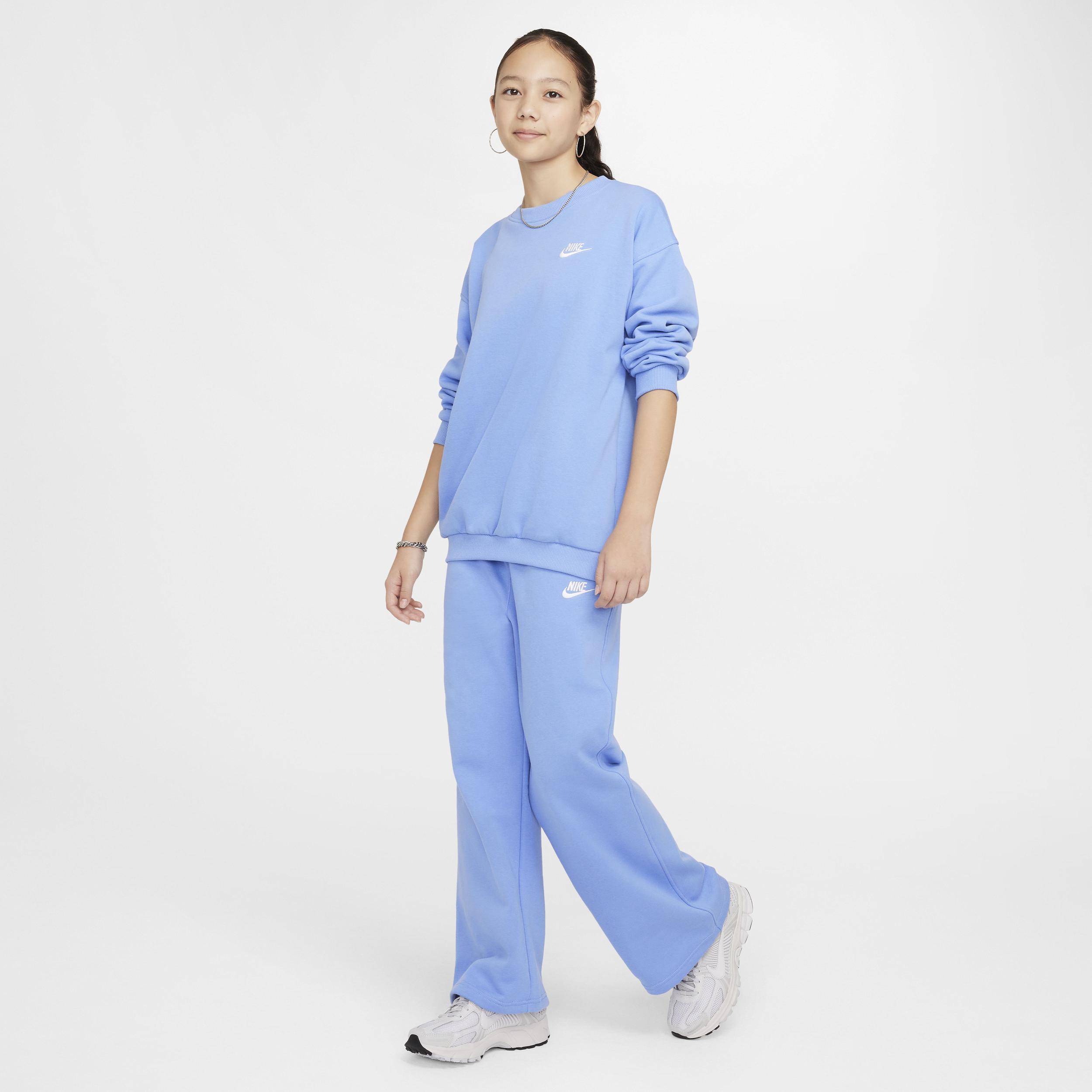 Unisex Nike Sportswear Club Fleece Girls' Wide-Leg Pants Product Image