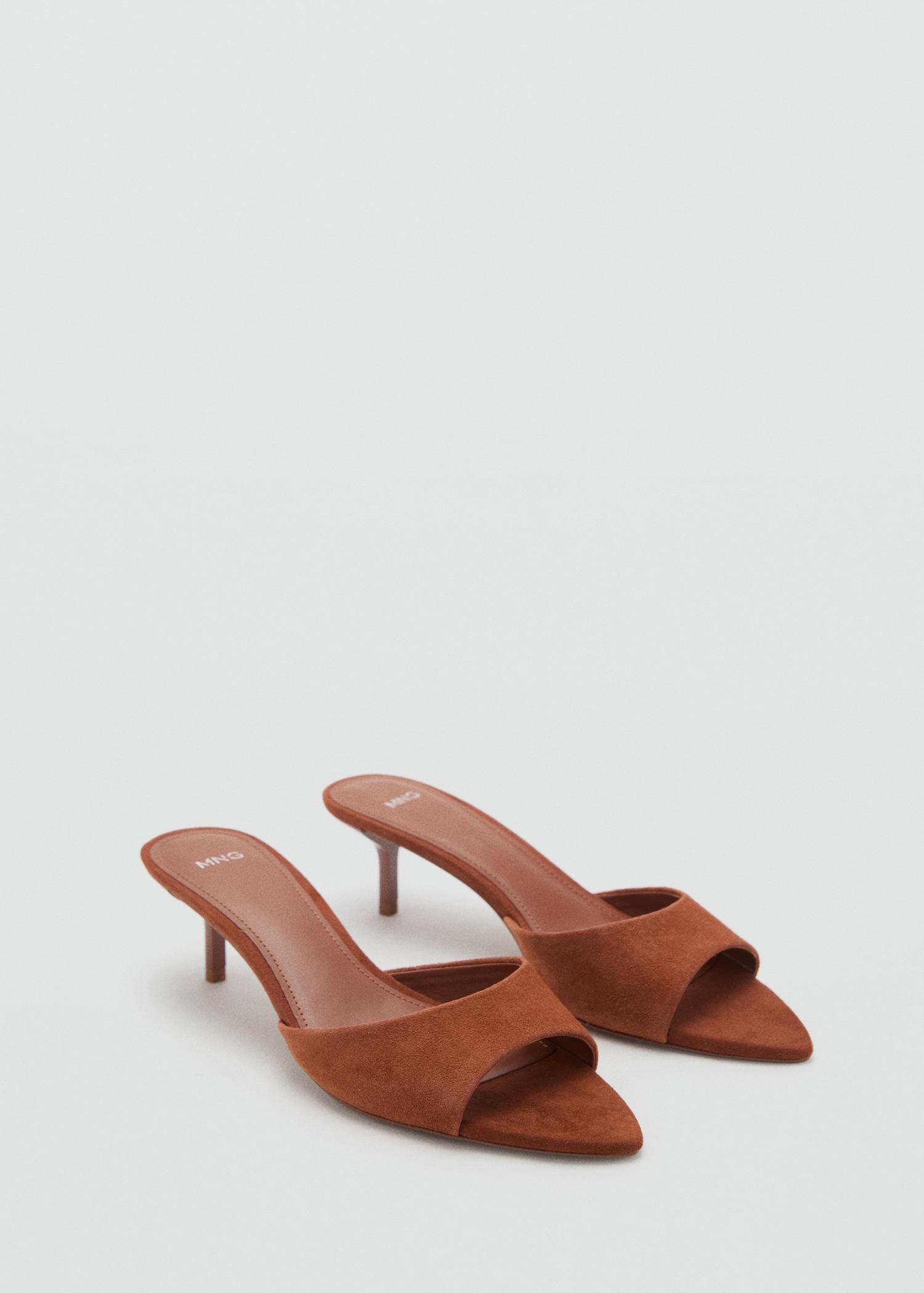 Bow heel sandals - Women | MANGO USA Product Image