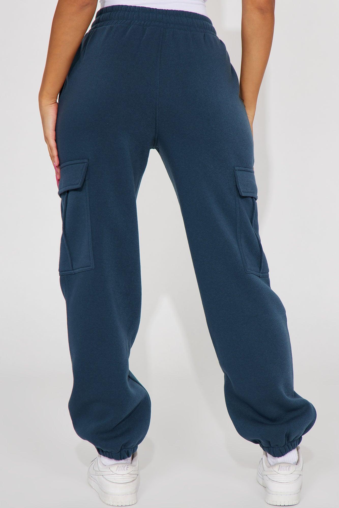 Helen Fleece Lounge Jogger - Blue Product Image